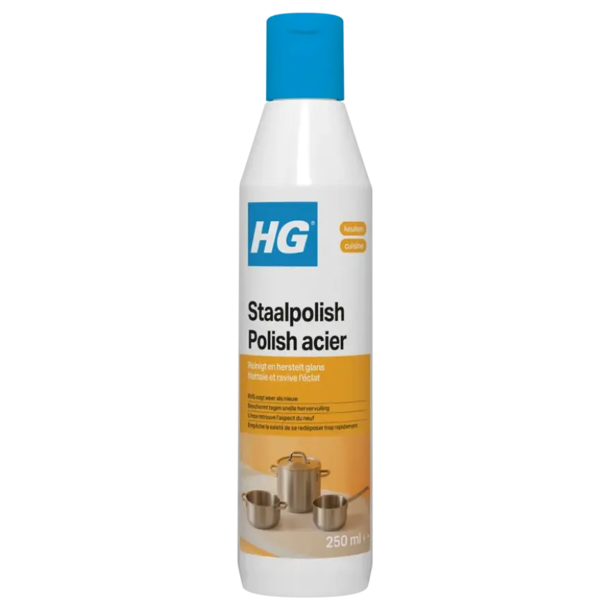 HG staalpolish 250 ml