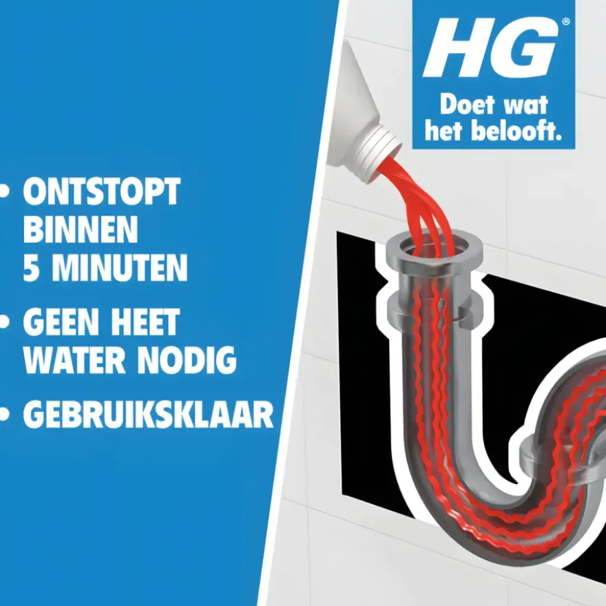 HG vloeibare ontstopper 1 liter