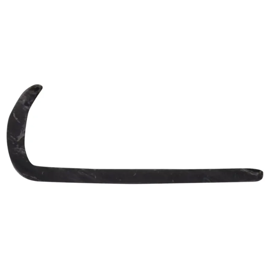 Hockeystickprofiel kunststof antraciet 8x21 mm 260cm