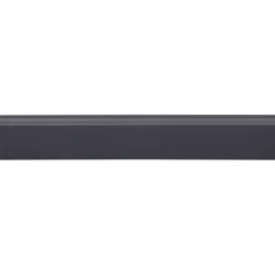 Hockeystickprofiel kunststof antraciet 8x21 mm 260cm