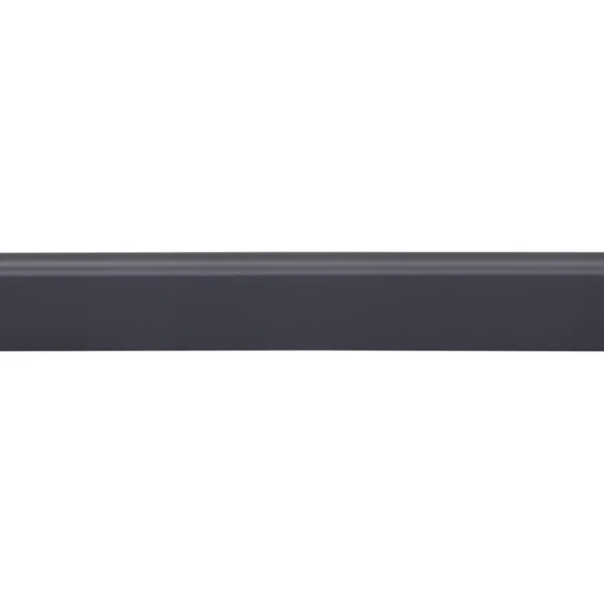 Hockeystickprofiel kunststof antraciet 8x21 mm 260cm