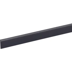 Hockeystickprofiel kunststof antraciet 8x21 mm 260cm