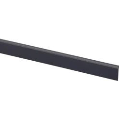 Hockeystickprofiel kunststof antraciet 8x21 mm 260cm