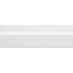 Hoeklat grenen wit gelakt 27x27mm 270cm