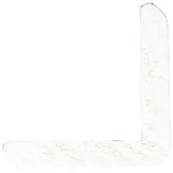 Hoeklat grenen wit gelakt 27x27mm 270cm