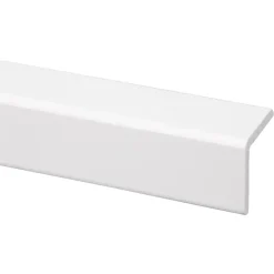 Hoeklat grenen wit gelakt 34x34mm 270cm
