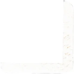 Hoeklat grenen wit gelakt 34x34mm 270cm