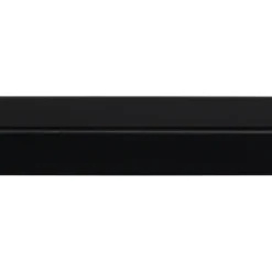 Hoeklat grenen zwart gelakt 27x27mm 270cm