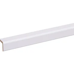 Hoeklat MDF 20x20 mm lengte 260 cm gegrond