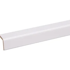 Hoeklat MDF zelfklevend 27x27 mm lengte 260 cm gegrond