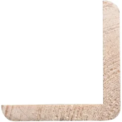 Hoeklat rond grenen 36x36 mm lengte 270 cm gegrond