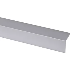 Hoekprofiel kunststof RVS look zelfklevend 30x30mm 260cm