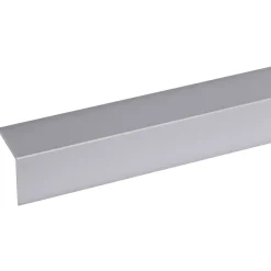 Hoekprofiel kunststof RVS look zelfklevend 30x30mm 260cm