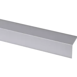 Hoekprofiel kunststof RVS look zelfklevend 30x30mm 260cm