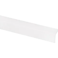 Hoekprofiel kunststof wit zelfklevend 20x20mm 260cm
