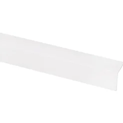 Hoekprofiel kunststof wit zelfklevend 20x20mm 260cm