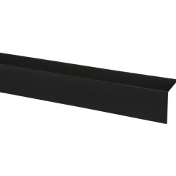 Hoekprofiel kunststof zwart 50x50mm 260 cm