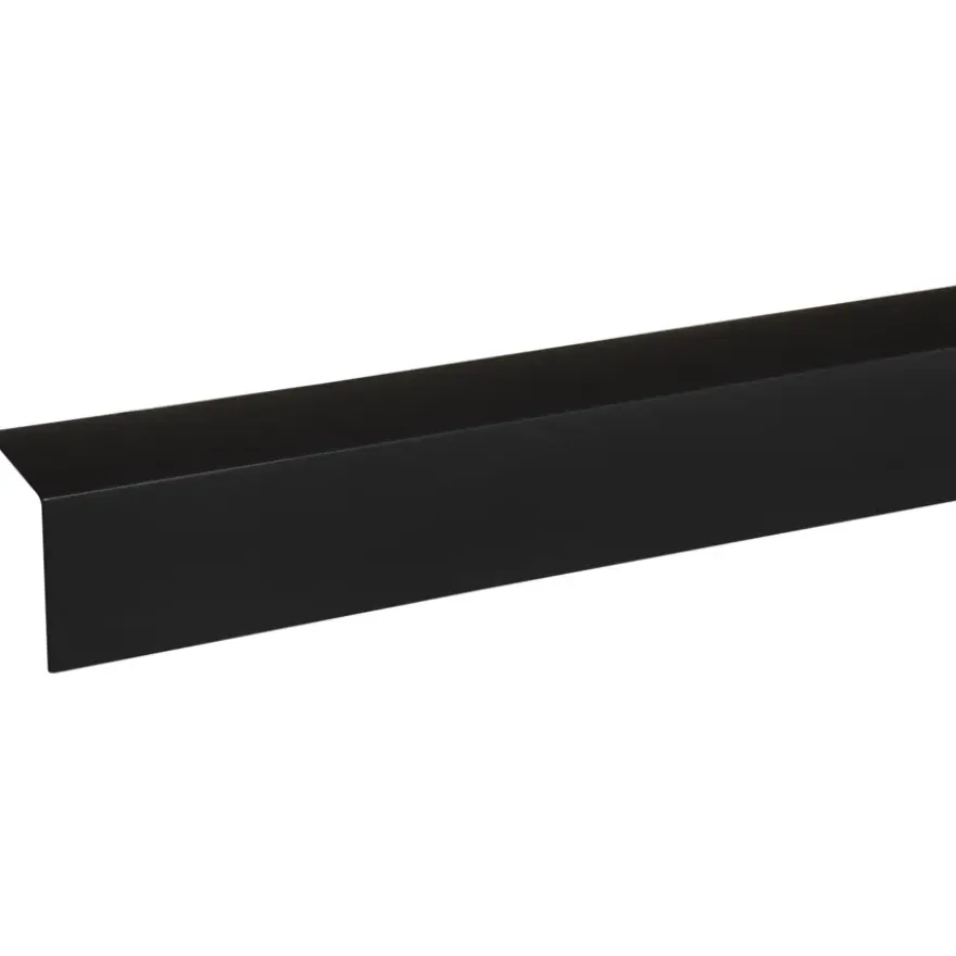 Hoekprofiel kunststof zwart 50x50mm 260 cm