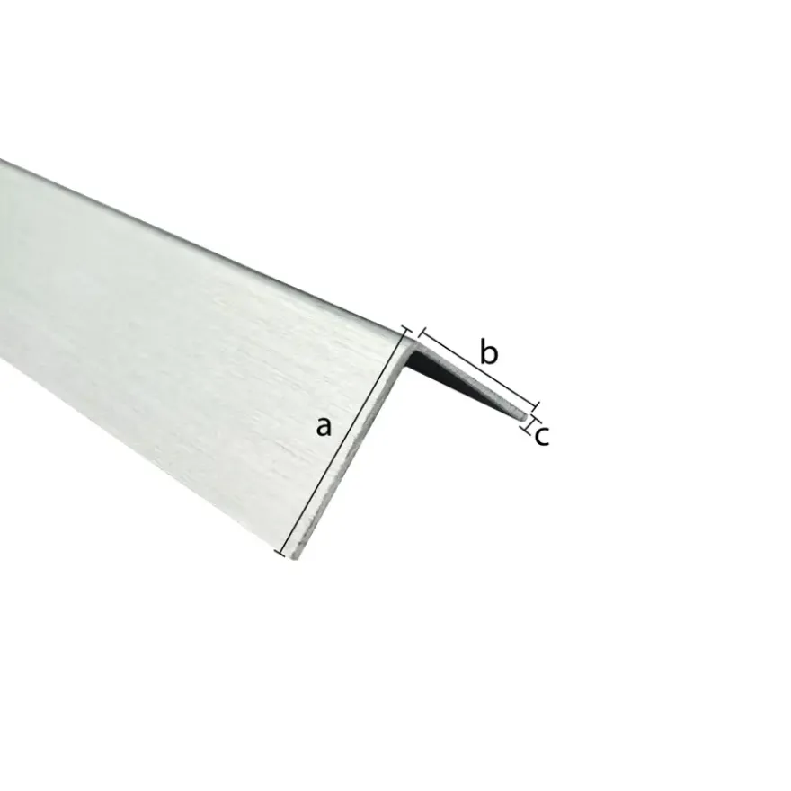 Hoekprofiel aluminium brut 20x20x1x1000mm