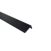 Hoekprofiel aluminium mat zwart 20x10x1x1000mm
