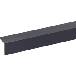Hoekprofiel kunststof antraciet 30x30 mm 260 cm