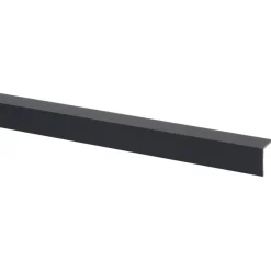 Hoekprofiel kunststof antraciet 20x20 mm 260 cm