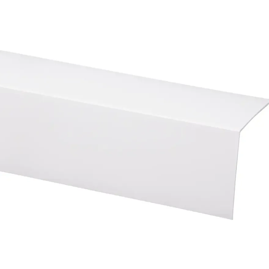 Hoekprofiel kunststof wit 40x40 mm 260 cm