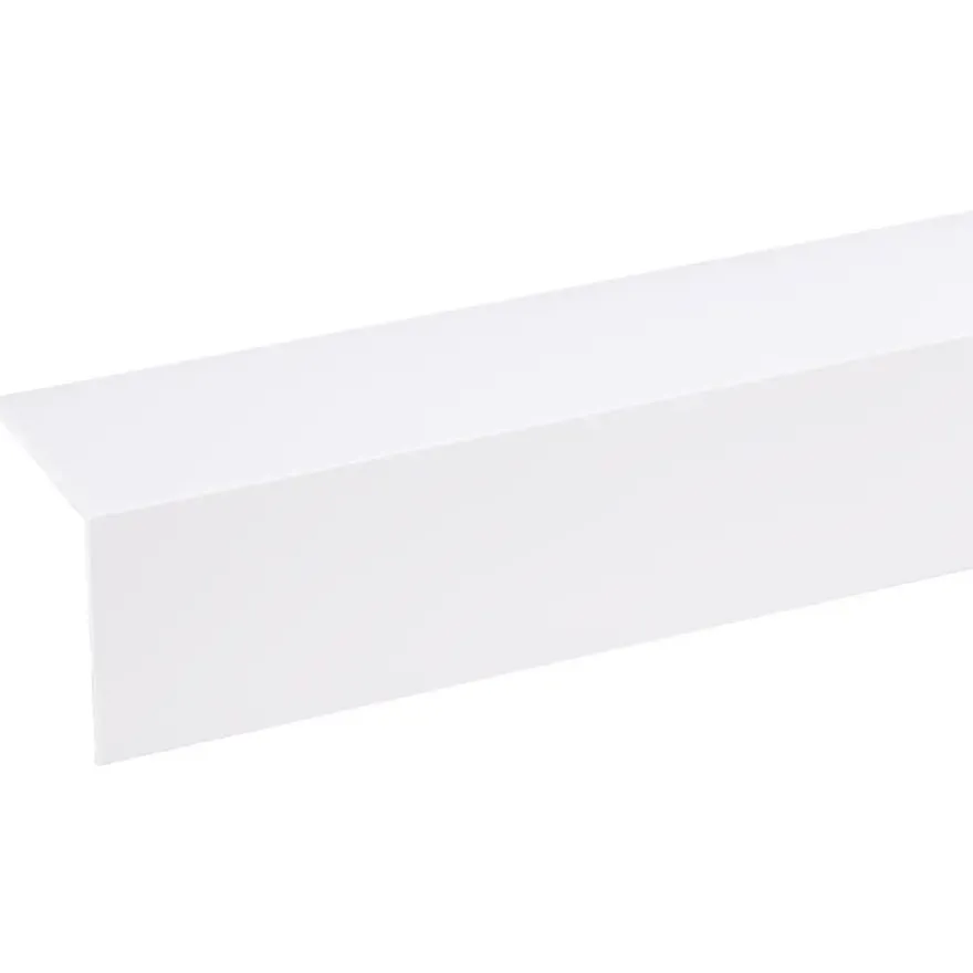 Hoekprofiel kunststof wit 50x50 mm 260 cm