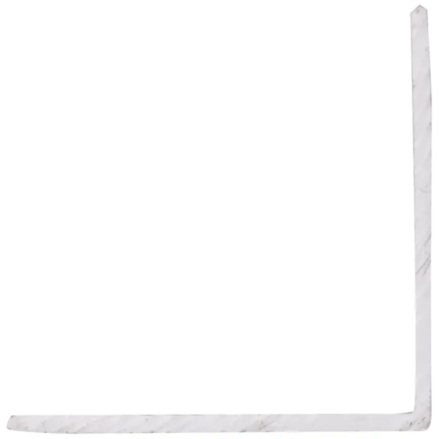 Hoekprofiel kunststof wit 30x30 mm 260 cm
