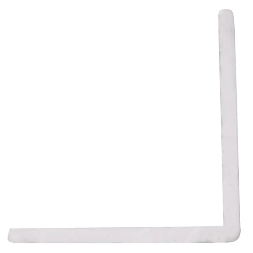 Hoekprofiel kunststof wit 15x15 mm 260 cm