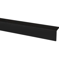 Hoekprofiel kunststof zwart 40x40mm 260 cm