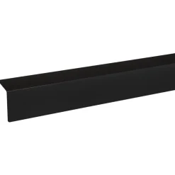 Hoekprofiel kunststof zwart 40x40mm 260 cm