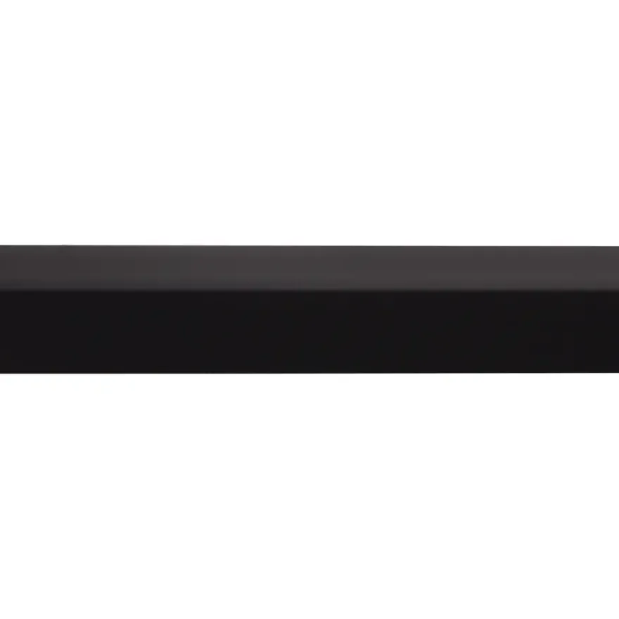 Hoekprofiel kunststof zwart 20x20 mm 260 cm