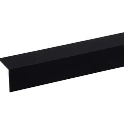 Hoekprofiel kunststof zwart 35x35mm 260cm