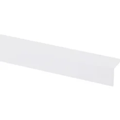 Hoekprofiel wit 25x25mm 260cm zelfklevend