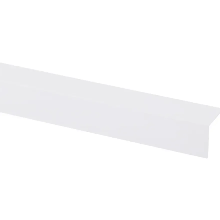 Hoekprofiel wit 25x25mm 260cm zelfklevend