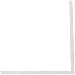 Hoekprofiel 2600 x 35mm wit