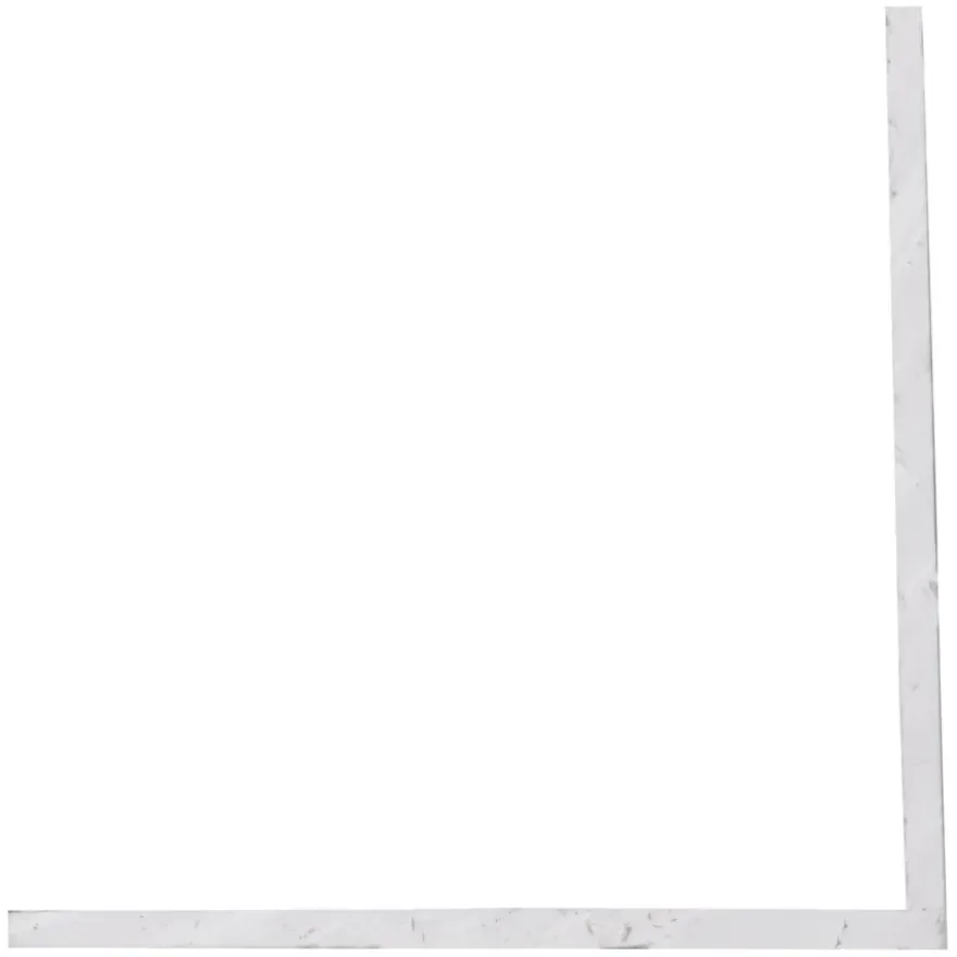 Hoekprofiel 2600 x 35mm wit
