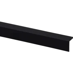 Hoekprofiel zwart 25x25mm 260cm