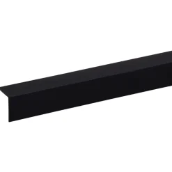 Hoekprofiel zwart 25x25mm 260cm