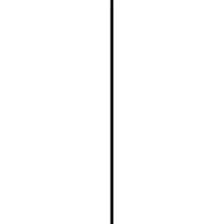 Hoekprofiel zwart 25x25mm 260cm