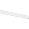 Hollat MDF 13x13 mm wit gegrond lengte 260 cm