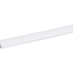 Hollat MDF 13x13 mm wit gegrond lengte 260 cm