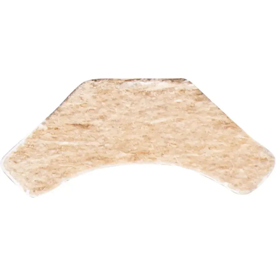 Hollat MDF 13x13 mm wit gegrond lengte 260 cm