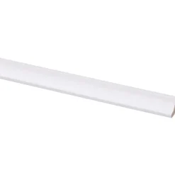Hollat MDF zelfklevend 13x13 mm wit lengte 260 cm