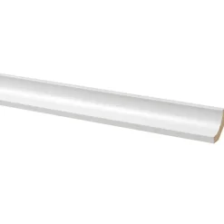 Hollat MDF zelfklevend 22x22 mm wit lengte 260 cm