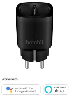 Hombli Slim Stopcontact Zwart