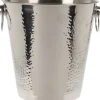 Home & Styling champagne/wijnkoeler RVS Ø 20 cm