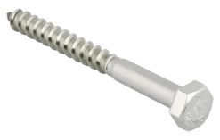 Houtdraadbout rvs M8x50 mm 15 stuks