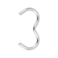 Huiscijfer 3 aluminium Rond